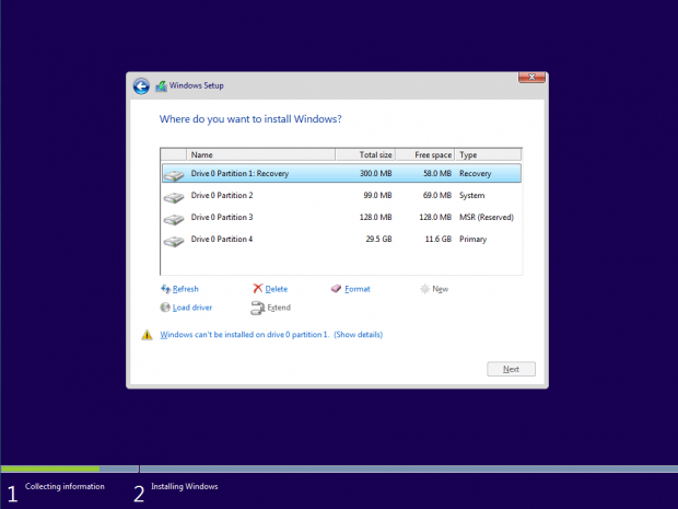 Install windows 10 on new hard drive and format on my laptop