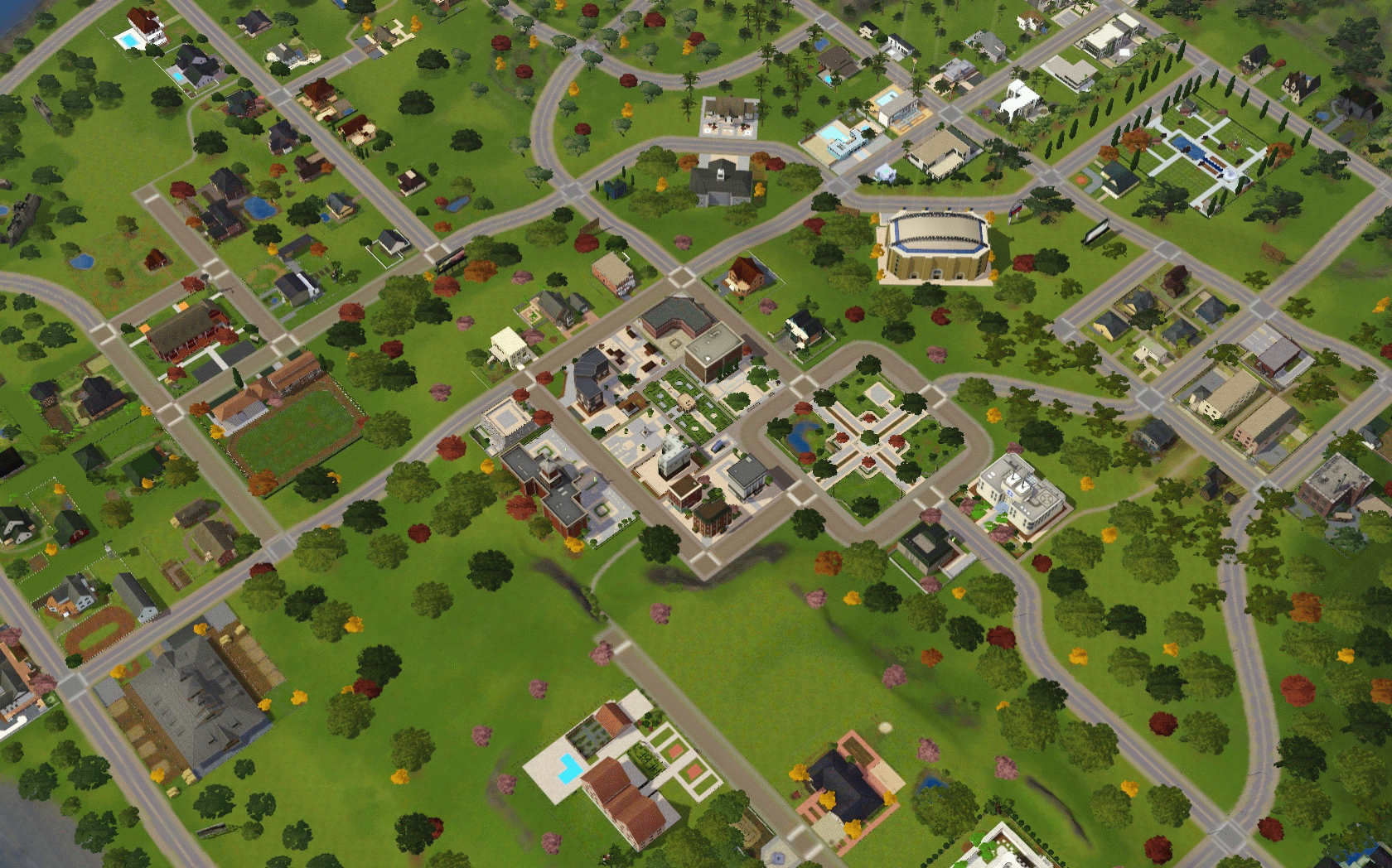 The sims 4 custom neighborhoods